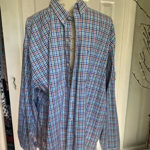 Izod button up casual dress shirt